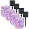 Extra-Long 288FT 800LED Solar Fairy String Lights, 4-Pack 72FT 200 LED Outdoor Twinkle Lights Waterproof, 8 Lighting Modes, Multicolor Silver Wire Lights for Deck Backyard Tree Garden Fence Pool Party
